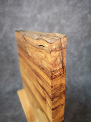 11" x 11" Spalted Maple Countertop Knife Block - #010