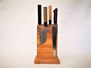 11" x 7" Maple Countertop Knife Block - #001